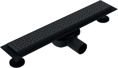 Трап для душу лінійний ASG 04P INOX Double Lock 600х70 Black