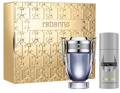 Zestaw męski Paco Rabanne Invictus Woda toaletowa 100 ml + Dezodorant perfumowany 150 ml (3349668635139)