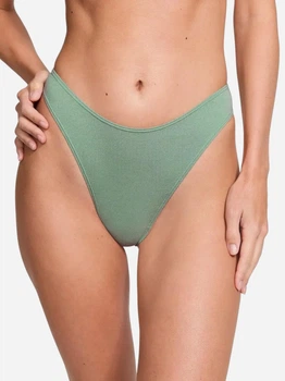 Трусики танга жіночі бавовняні Victoria's Secret 26879230 L Зелені (144000415950)