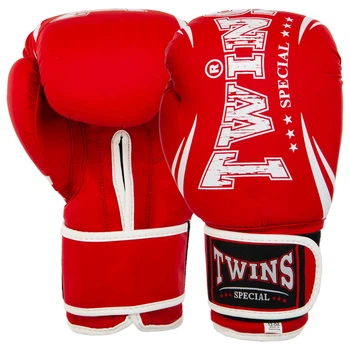 Перчатки боксерские PVC на липучке TWN MATT CLASSIC BGVL-10 (р-р 14oz, Красный) (BGVL-10_Красный_14_унции)