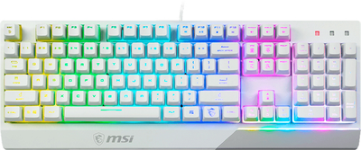 Клавіатура дротова MSI Vigor GK30 UA USB White