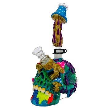 Бонг Стеклянный "Skull Shroom"