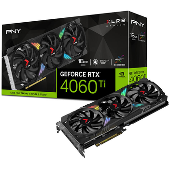 Видеокарта PNY GeForce RTX 4060 Ti 16GB XLR8 Gaming VERTO EPIC-X RGB (VCG4060T16TFXXPB1)