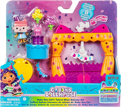 Zestaw do zabawy Gabby's Dollhouse Koci Domek Gabi Balkon dla domku Pokaz talentów (0681147039438)