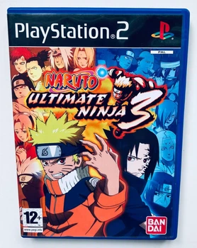 Naruto Ultimate Ninja 3, английская версия - диск для PlayStation 2, Б/У