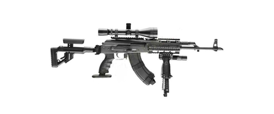 Система планок FAB для AK 47/74, 5 планок, алюміній, чорна