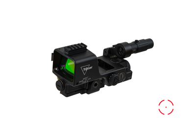 Прицел коллиматорный TRIJICON MGRS Red Segmented Circle 3 MOA с увеличителем 3х