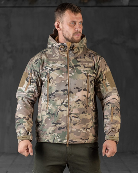 Весняна тактична куртка Soft Shell Silver Knight Windstoper мультикам ор L