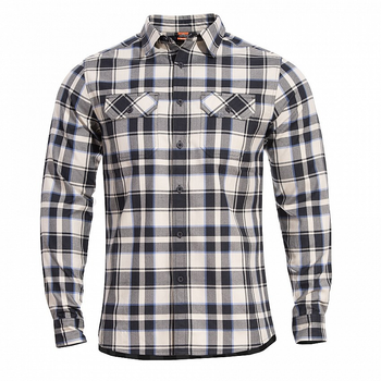 Рубашка Pentagon Drifter Flannel клетка черно-белая XXL