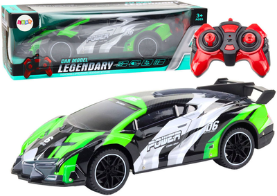 Auto sportowe zdalnie sterowane LEAN Toys 1:10 Zielony (5905991017394)