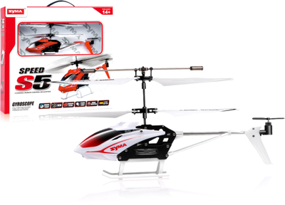 Helikopter zdalnie sterowany LEAN Toys S5 SYMA Biały (5905515353335)