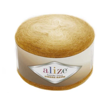 Пряжа для вязания Alize ANGORA GOLD OMBRE BATIK 7358 Ализа ангора голд омбре батик