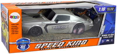 Auto sportowe zdalnie sterowane LEAN Toys Champion 1:18 Srebrne (5904665991190)