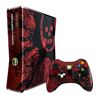 Консоль Microsoft Xbox 360 S Gears Of War Limited Edition Freeboot 250GB Red + 5 Встроенных Игр Б/У