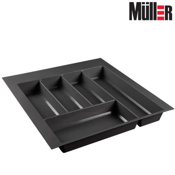 Лоток для столових приборів MULLER 500мм (450-390) антрацит матовий (3307)