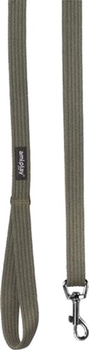 Smycz regulowana Amiplay Cotton Easy Fix M 160 - 300 cm Khaki (5907563227484)