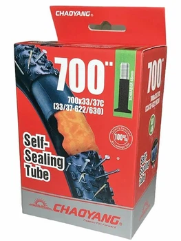 Камера велосипедная ChaoYang 700 x 32 / 37 AV (48 мм) c антипрокольным гелем