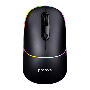 Мышь компьютерная безпроводная Proove Blink |2.4G/BT5.0, 800-1600 DPI| Black