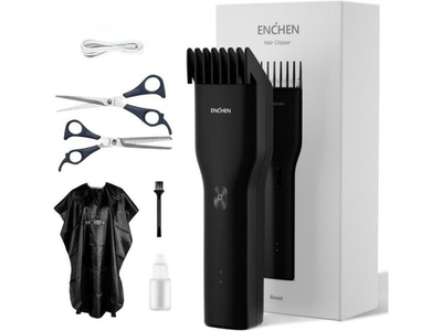 Машинка для стрижки Xiaomi Enchen Boost Black Set