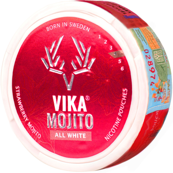 Безтютюнові нікотинові подушечки Vika Strawberry Mojito (7350120030030_n)