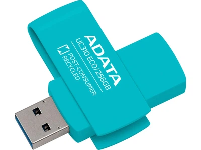 USB флеш накопичувач ADATA 256 GB UC310 Eco USB 3.2 Green (UC310E-256G-RGN)