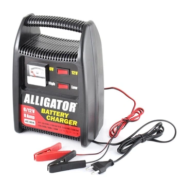 Автомобільний зарядний пристрій (свинцево-кислотні акумулятори) Alligator 6V/12V, 8A, 20-120Аг (AC804)