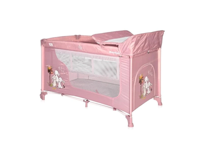 Кровать-манеж 2 в 1 Lorelli Moonlight 2L (beige rabbits)