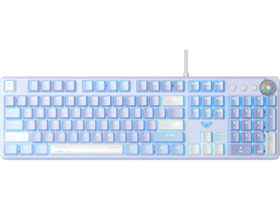 Клавіатура Aula F2088 Pro KRGD Blue Switch White/Violet (6948391234915)