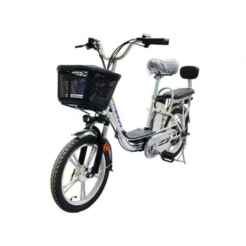 Электровелосипед Двухместный Green Giant U15 (600W, 48V,15Ah) +PASS-система Серый