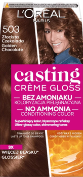 Farba do wlosow L'Oreal Paris Casting Creme Gloss 503 Czekoladowe Toffi 120 ml (3600522409823)