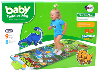 Mata taneczna LEAN Toys Dinozaury (5905991005308)