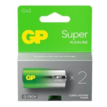 Батарейки GP C (LR14) Super Alkaline