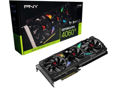 Відеокарта PNY GeForce RTX 4060 Ti 8GB XLR8 Gaming VERTO EPIC-X RGB (VCG4060T8TFXXPB1)