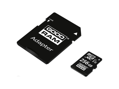 Карта пам'яті GOODRAM 256 GB microSDXC class 10 UHS-I + SD Adapter (M1AA-2560R12)