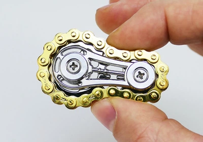 Антистресс Металлический Bike Chain Spinner Фиджет Игрушка, Крутилка (01155)