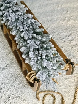 Гірлянда новорічна з ефектом снігу штучна Хвоя Traditional 120 см -