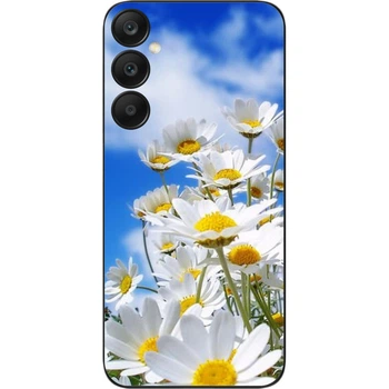Силиконовый чехол SMTT для Samsung Galaxy A16 с картинкой Красивые ромашки