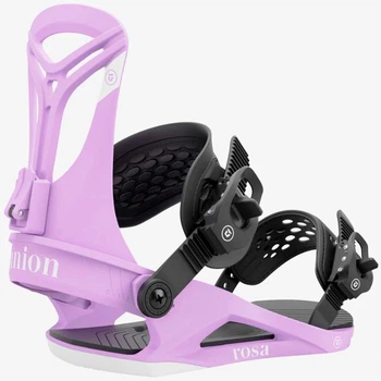 Женские крепления для сноуборда Union Rosa (Violet) фиолетовые крепы юнион сноубордические фристайл L
