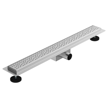 Трап лінійний ASG з сухим затвором 01E INOX SS304L DRY 700х70 решітка пряма лінія