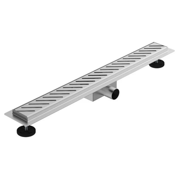 Трап лінійний ASG з сухим затвором 01G INOX SS304L DRY 700х70 решітка коса лінія