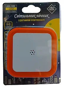 Ночник ASK-1090 квадрат белый