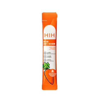Кислородная маска стик для лица с морковной пеной и кислотами HIH Carrot Foam Mask 4мл