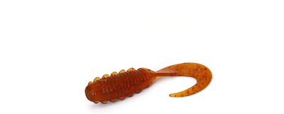 Приманка Bait Breath Micro Grub 1" (15шт.) (Ur23 Pumpkin/red),FS0011447