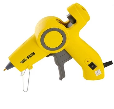 Пистолет клеевой Mastertool 200 Вт с системой Капля-Стоп с 2-мя t-режимами и LED-индикатором желтый (33-102-42-0515)