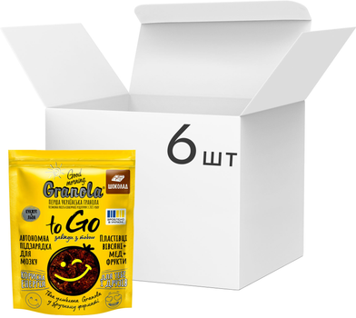 Упаковка гранолы Good morning Granola to Go c шоколадом 6 шт х 140 г (64820192180087)