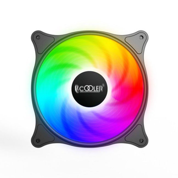 Кулер корпусной PCCOOLER 120 mm ARGB, Hydraulic Bearing, 4Pin PWM