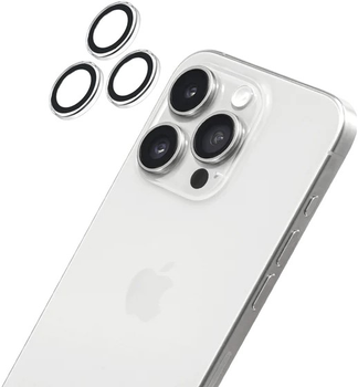 Szkło hartowane Laut Prime GLS Camera Ring Protector do Apple iPhone 16 Pro/16 Pro Max Clear (L_IP24B_PGL_C)