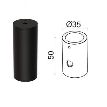 Заглушка Viokef FREEDOM Aluminium Endcap 02/0912