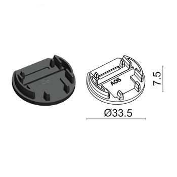 Заглушка Viokef FREEDOM Plastic Endcap 02/0913