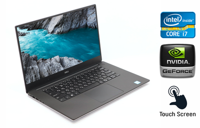 Игровой ноутбук Dell XPS 15 9560 / 15.6" (3840x2160) IPS Touch / Intel Core i7-7700HQ (4 (8) ядра по 2.8 - 3.8 GHz) / 16 GB DDR4 / 512 GB SSD / nVidia Geforce GTX 1050, 4 GB GDDR5, 128-bit / HDMI / Windows 10 б/у